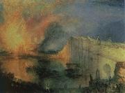 J.M.W. Turner the burning of the houses of lords and commons,october 16,1834 oil painting artist